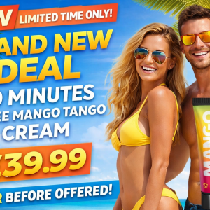 🌟 NEW FOR 2026: 110-Minute Glow Boost + FREE Mango Tango Cream – £39.99
