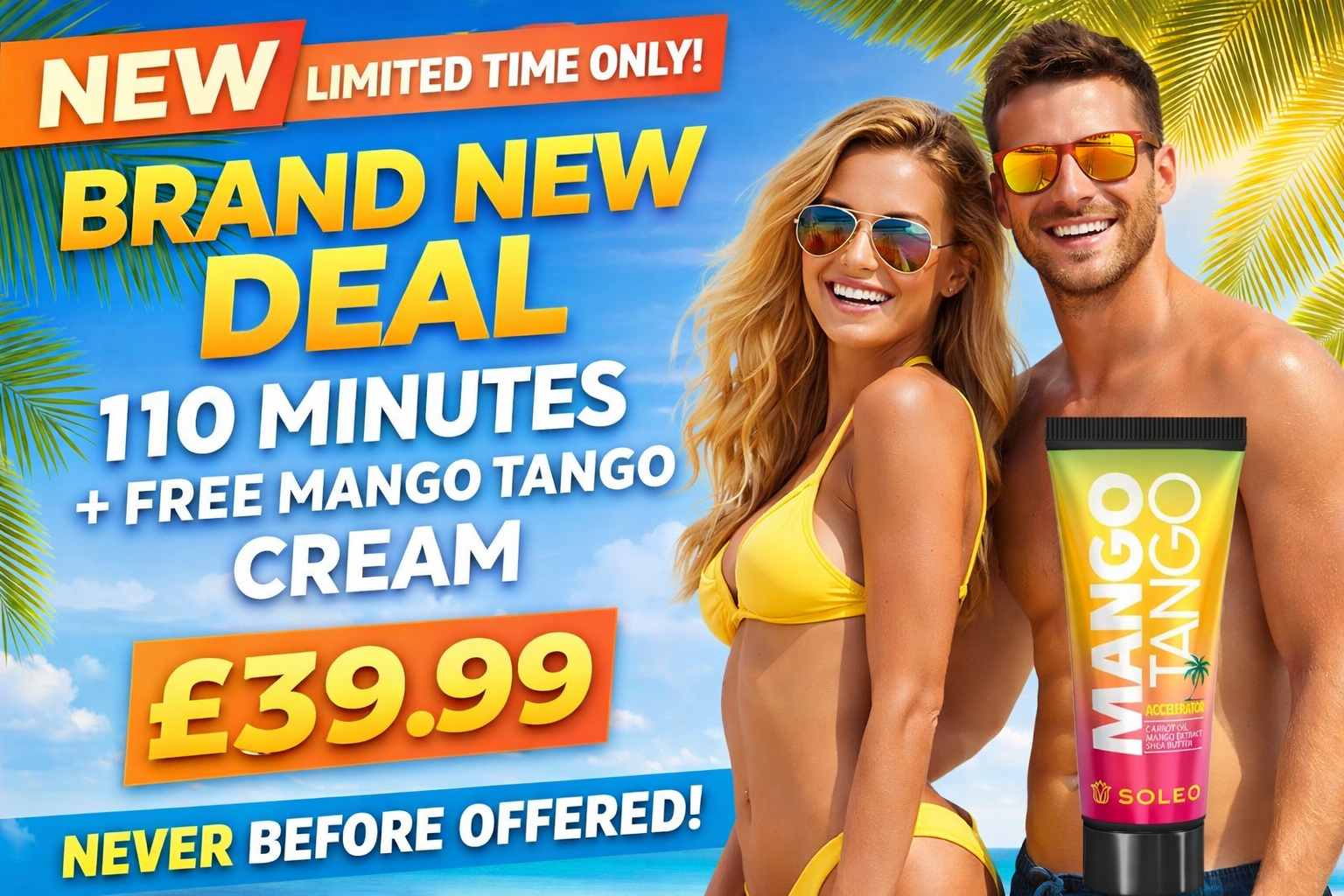 π NEW FOR 2026: 110-Minute Glow Boost + FREE Mango Tango Cream β Β£39.99